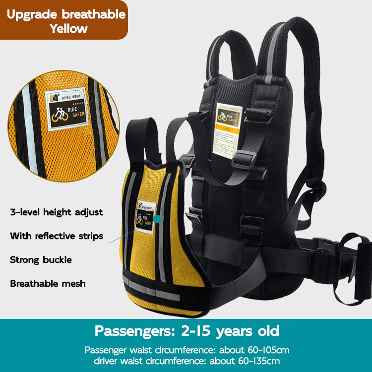 Adjustable Child Motorcycle Harness with Handles 2-15 years old